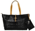 Versatile PU Leather Ladies Hand Bag - Black (VG38)