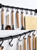 Generic 50cm Black Kitchen Hook Rack Wall Mounted Pantry Tool Holder Kitchen Shelf Aluminum Pantry Bar For Kitchenware Utensil Storage Rack