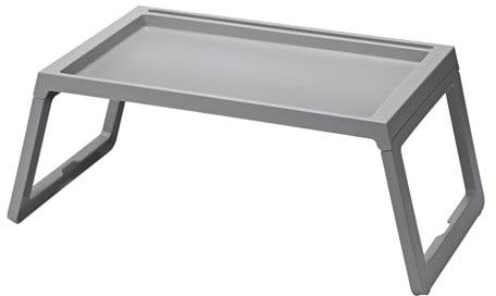 KLIPSK Bed tray, grey