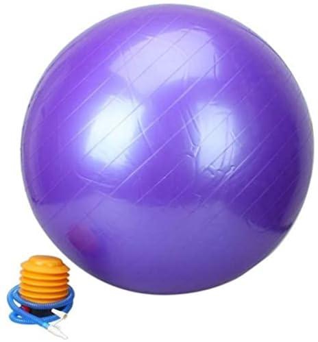 SWISS 65CM ANTI BURST YOGA AEROBIC BODY FITNESS BALL FOR EXERCISE GYM PURPLE09879655_ with two years guarantee of satisfaction and quality