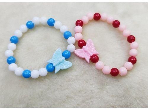 Two Girls Bracelets Wonderful Colors
