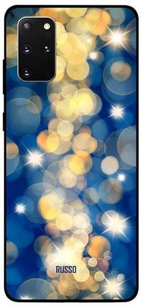 Skin Case Cover -for Samsung Galaxy S20 Plus Blue Sparkling Circles Blue Sparkling Circles