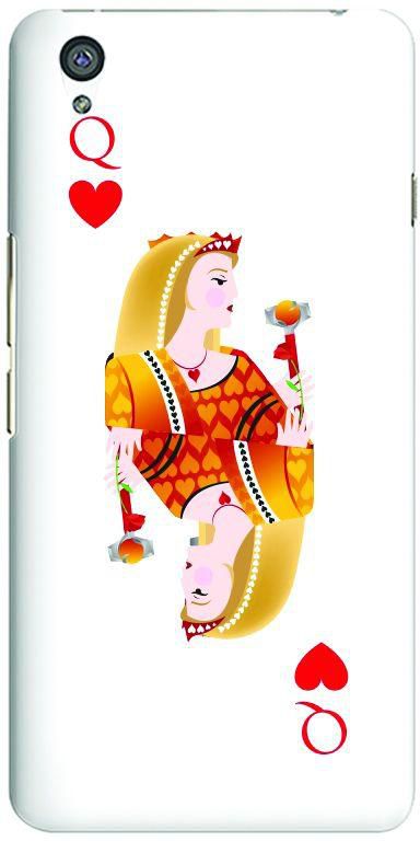 Stylizedd OnePlus X Slim Snap Case Cover Matte Finish - Queen of Hearts