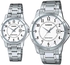 CASIO Couple Watch MTP-V004D-7BUDF and LTP-V004D-7BUDF