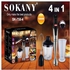 Sokany 1000W 4-in-1 Hand Blender, SK-758-4, 1000 KW, Multi Color