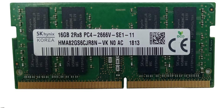 Hynix HMA82GS6CJR8N-VK 16GB DDR4 2666 CL19 1.2V Laptop Memory Module