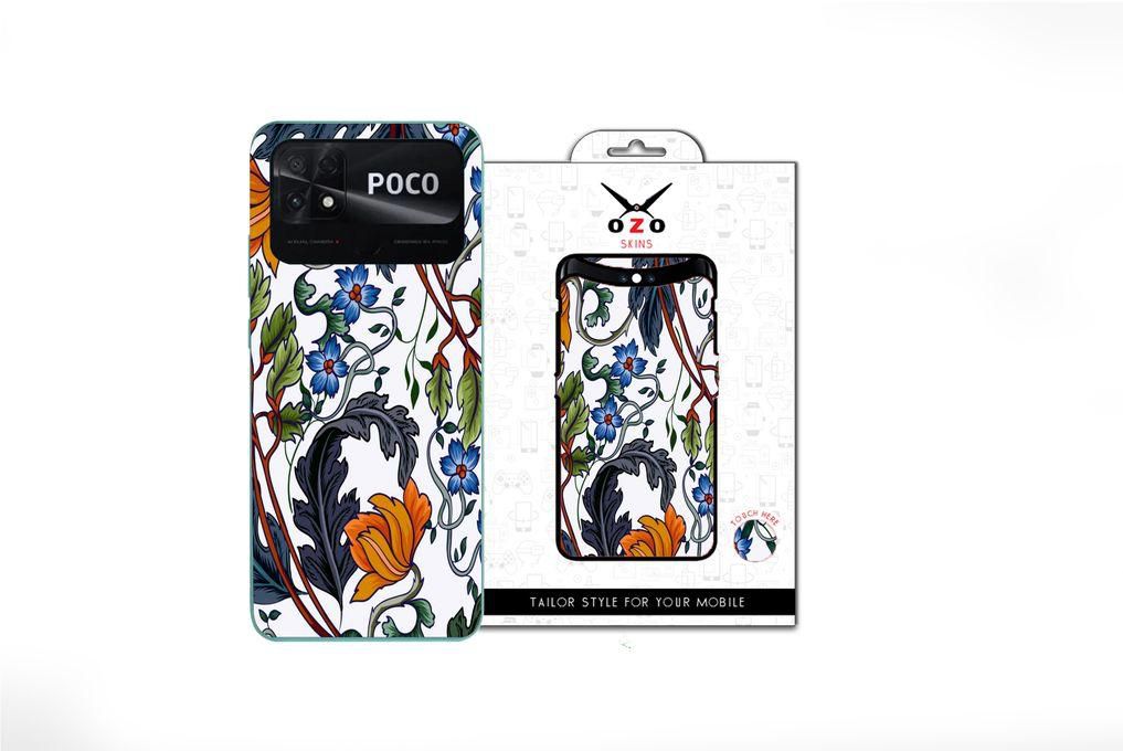 OZO Skins Ozo skins Flower pattern drawing (SE216FPD) For Xiaomi Poco C40