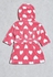 Infant Heart Print Robe