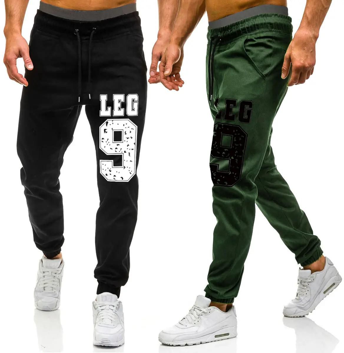 GustOmerD Men Casual Trousers Men Gyms Bodybuilding Track Pants New Fitness Men Joggers Sweatpants army green s