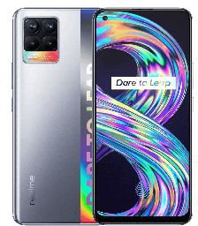 Realme 8 Dual Sim, 128 GB, 8 GB RAM, 4G LTE, Silver