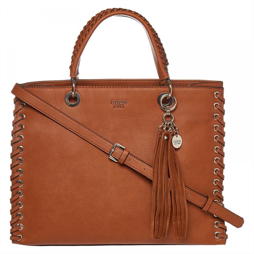 Guess Fynn Carryall Shopper Bag for Women - Brown