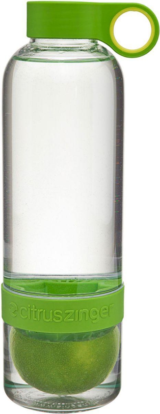 Citrus Zinger Fruit Infuser Water Bottle, Green