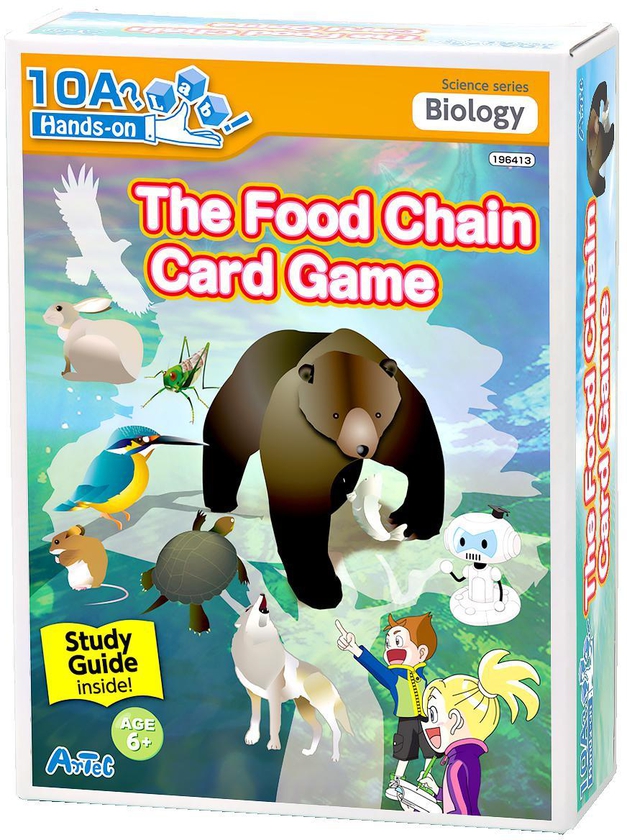 ArTeC 10A Hands-on Lab The Food Chain Card Game Science Learning Activity Set