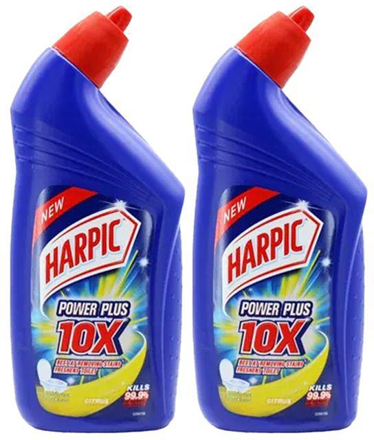Harpic Harpic Toilet Cleaner: Power Plus Citrus Twinpack 500ml
