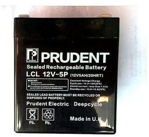 Universal PRUDENT 12V 5AH Rechargeable Fan Battery