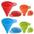 3pcs Collapsible Silicone Funnel