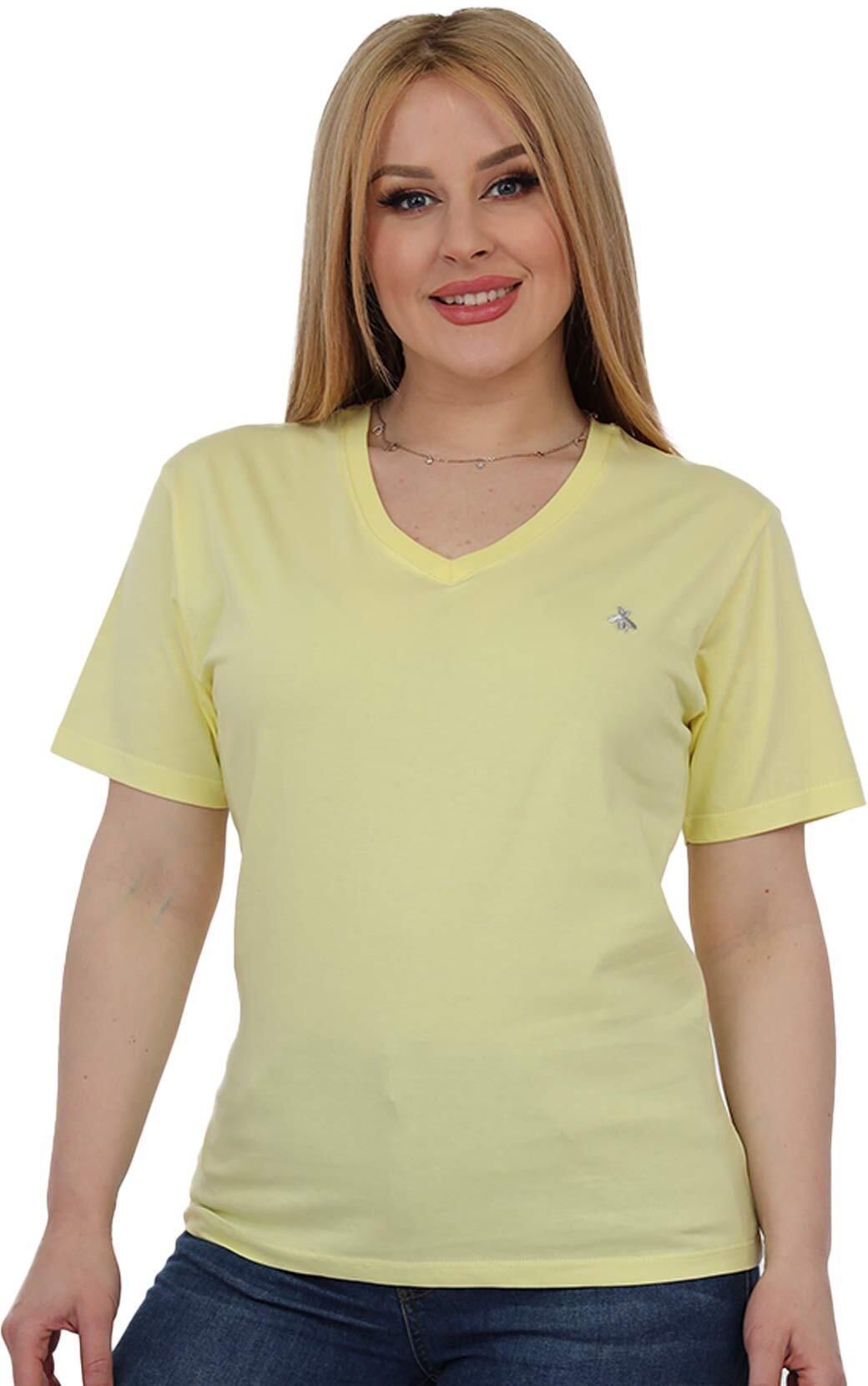 La Collection T-Shirt for Women - 2X Large - Yellow