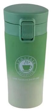 Stainless Steel Travel Mug - Light Green-Cream