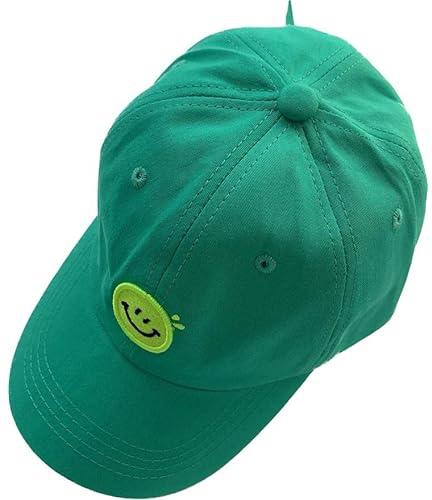 The Girl Cap durable cotton Kids Cap | Stylish Kids Caps are Perfect for Beach, Travelling and Outdoor activities | Comfortable and Easy to match with Different Clothing Styles | Smiley
