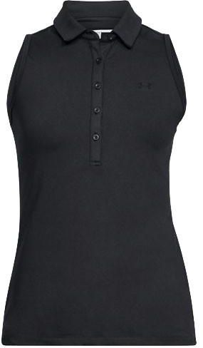 Under Armour Women's Zinger Sleeveless Polo - Black