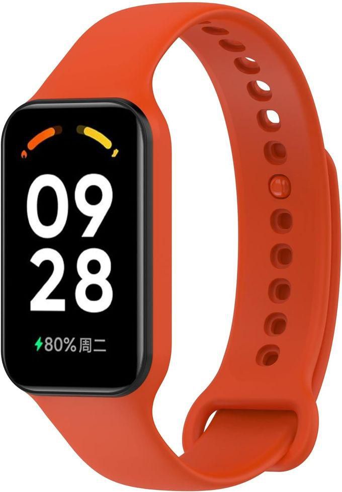 TenTech Smart Watch Strap For Xiaomi Redmi Band 2, Silicone Sport Band, Replacement Wristband, Xiaomi Redmi Smart Band 2 Watch Accessories – Orange