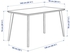 LISABO / RÖNNINGE طاولة و 4 كراسي, قشرة خشب الدردار/بتولا, ‎140x78 سم‏ - IKEA