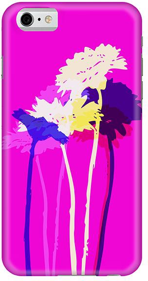 Stylizedd Apple iPhone 6/ 6S Premium Slim Snap case cover Matte Finish - Bleeding Flowers - Pink