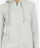 Ravin Hooded Zipped Sweatshirt - Grey