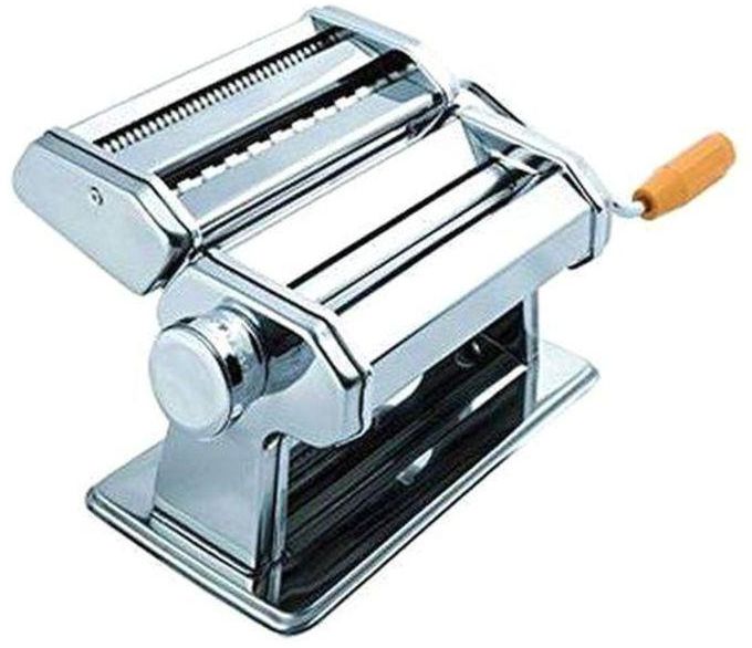 Manual Pasta And Noodle Maker Machine Cutter Silver
