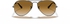 Ray-Ban Unisex Full Rim Aviator Gradient Gunmetal Sunglasses RB3025-004/51-58