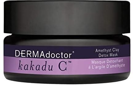 DERMAdoctor Kakadu C Amethyst Clay Detox Mask for Women 1.69 oz Mask