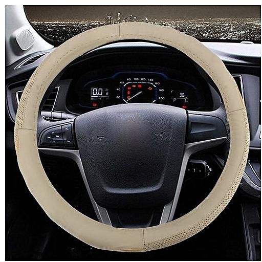 Generic Leather Steering Wheel Cover Interior Automotive