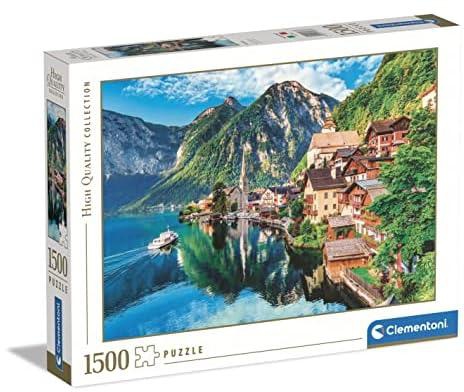 Clementoni 31687 Hallstatt 1500 Pieces, Made in Italy, Jigsaw Puzzle for Adults