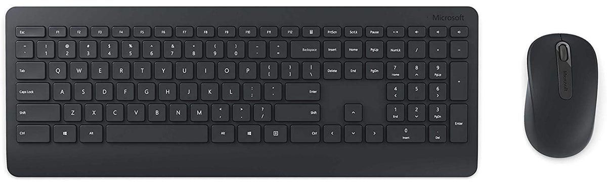 Microsoft Wireless Desktop Keyboard & Mouse 900 USB Port, English and Arabic Keyboard - Black