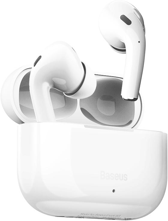 Baseus W3 True Wireless Headphones White