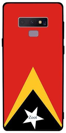 غطاء حماية واقٍ لهاتف سامسونج جالاكسي نوت 9 نمط علم تيمور الشرقية