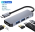 （4 In 1 A）USB HUB C HUB Adapter 6 In 1 USB C To USB 3.0 HDMI-Compatible Dock For MacBook Pro For Nintendo Switch USB-C Type C 3.0 Splitter