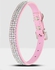 Rhinestone Studded Glitter Collar Pink 9x5x4cm
