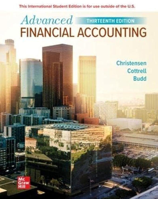 Mcgraw Hill Advanced Financial Accounting - Ise ,Ed. :13