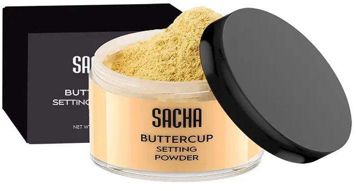 Sacha Buttercup Setting Powder Face Powder Shine Control Oil Contro As Picture