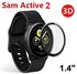 Flexible adhesive with black frame to protect Screen for Samsung Galaxy Watch active 2, 44 mm