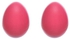 A-Star 2 Pcs/Pair Plastic Egg Shakers - Red - Rhythm Egg Maracas