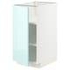 METOD Base cabinet with shelves, white/Veddinge white, 40x60 cm - IKEA
