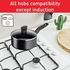 Tefal Dark Stone 9 pc set Non-stick Cooking Set, Safe coating Cookware, Heat indicator, Ergonomic handles, Glass lid,B491S985