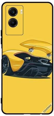 Protective Case Cover For Vivo Y55s 5G Yellow/Black