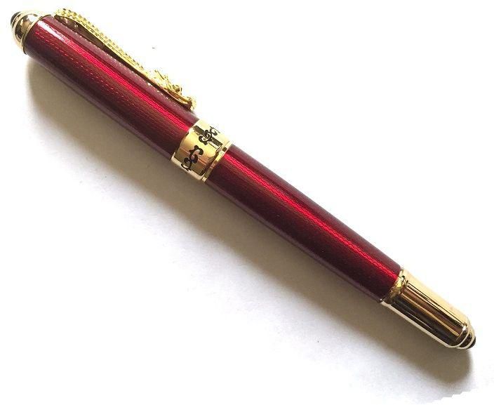 جينهو قلم حبر جاف لون أحمر داكن - P210