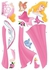 Room Mates RMK1466GM Princess Sleeping Beauty Peel & Stick with Gems Giant Wall Stickers
