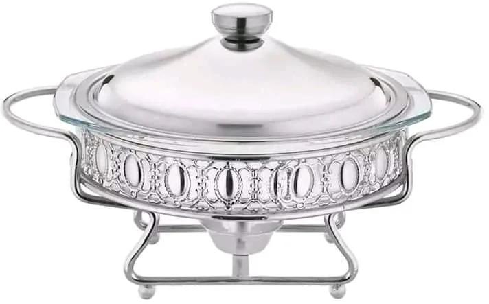 2 litres stainless steel kitchen Oval chaffing dish