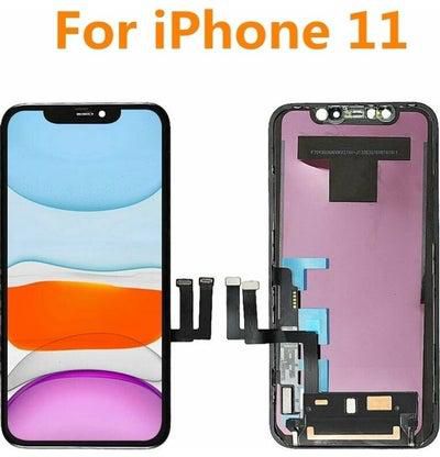 LCD Display Touch Screen Digitizer Assembly Parts Replacement For Apple iPhone 11 أسود