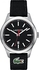 Lacoste Auckland For Men Black Dial Leather Band Watch - 2010778